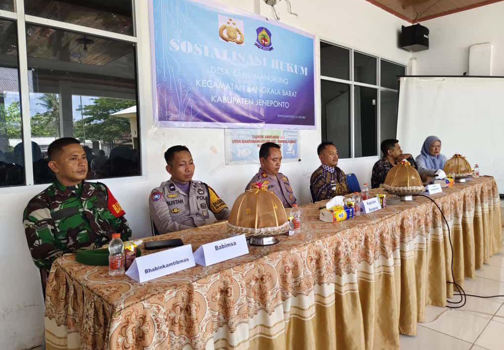 Babinsa Koramil 1425-02/Bangkala Hadiri Sosialisasi Hukum: Bangun Kesadaran Hukum Masyarakat
