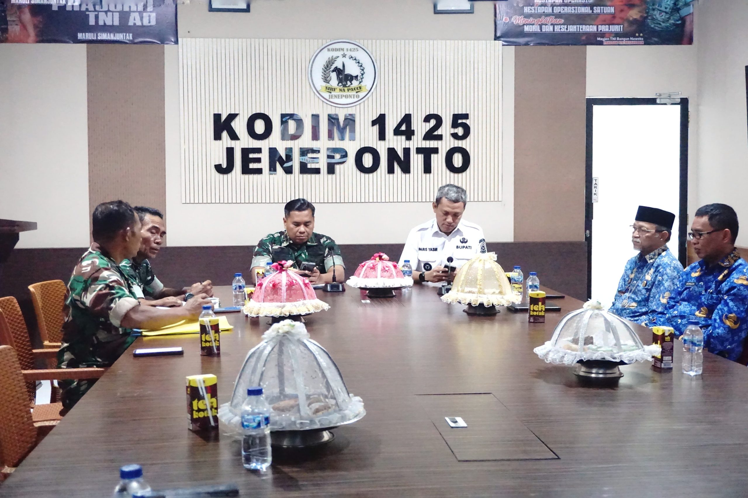 BUPATI JENEPONTO DUKUNG PENUH TMMD KE-128, TEKANKAN SINERGI BANGUN DESA