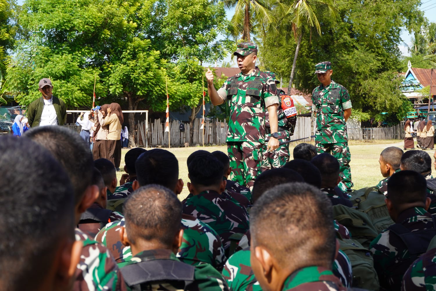 Arahan Tegas Danrem 141/Toddopuli, Kobarkan Integritas dan Semangat Pengabdian Satgas TMMD ke-128 Kodim 1425/Jeneponto