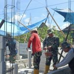 Sinergi di Bawah Terik Matahari, TNI–Polri dan Warga Pacu Pembangunan RTLH TMMD ke-128 Kodim 1425/Jeneponto