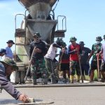 Tak Surut di Medan Pengabdian, Satgas TMMD ke-128 Kodim 1425/Jeneponto Terus Kebut Pengecoran Jalan Rabat Beton, Akses Warga Kian Terbuka