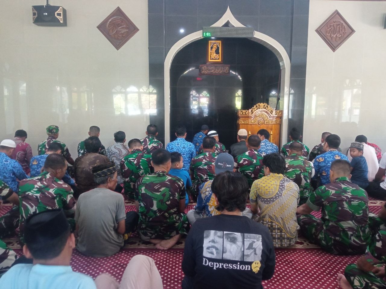 Dari Masjid ke Pengabdian: Spirit Kebersamaan Personel Kodim 1425/Jeneponto Kian Menguat