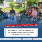 Babinsa Kodim 1425/Jeneponto Hadir Menguatkan Kepedulian, Komsos Jadi Penggerak Kebersamaan