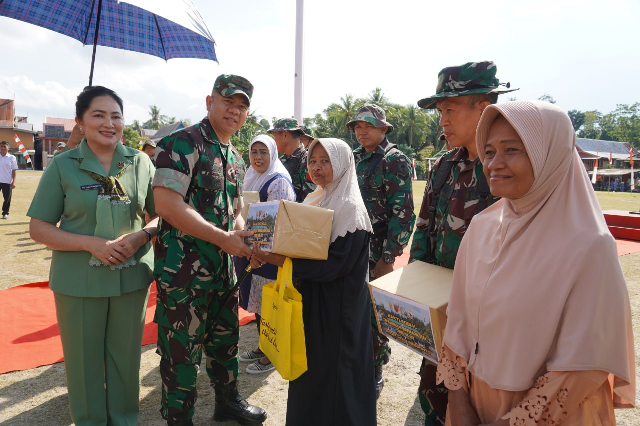 Sentuhan Tulus TMMD Ke 128 Kodim 1425/Jeneponto: Dari Upacara Pembukaan, Kepedulian Mengalir ke Warga